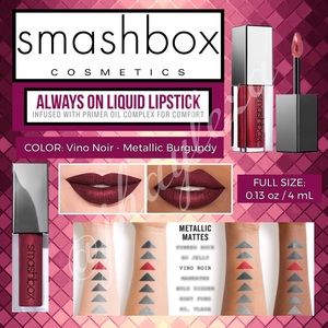 SMASHBOX: Always Liquid Lipstick—Vino Noir